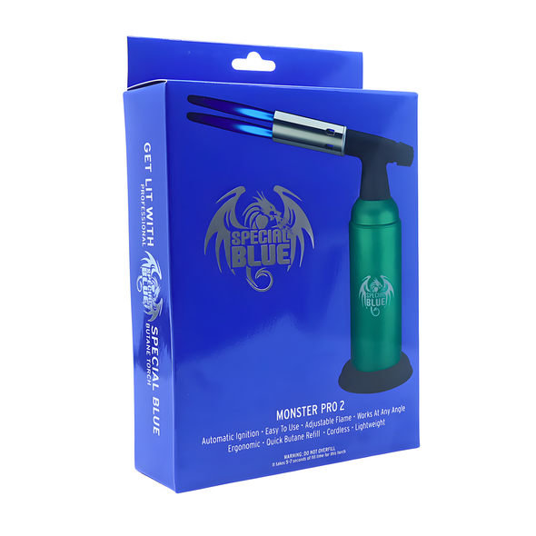 SPECIAL BLUE MONSTER DOUBLE FLAME PREMIUM TORCH