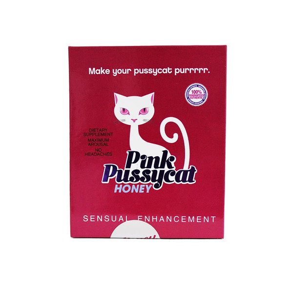 PINK PUSSYCAT HONEY SENSUAL ENHANCEMENT DISPLAY OF 12