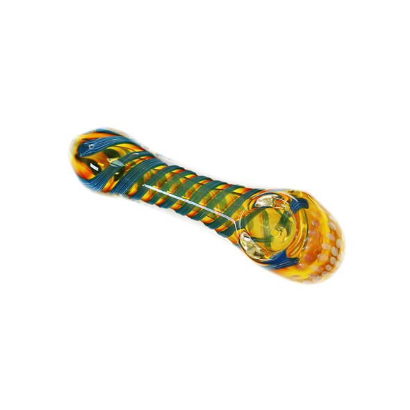 GOLD FUMED HEAVY HAND PIPE 4" (HP-107)