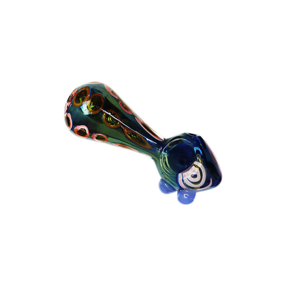 GOLD DOTTED HAND PIPE 4" (HP-127)