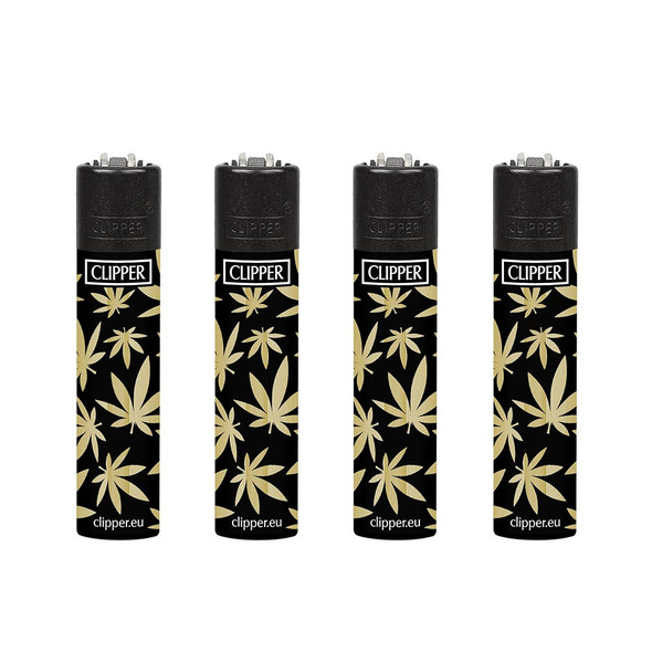 CLIPPER GOLDEN LEAVES EDITION LIGHTER DISPLAY OF 48 (CLIPPER-45)