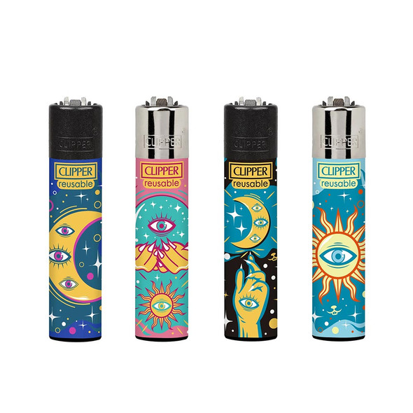 CLIPPER TAROT EDITION LIGHTER DISPLAY OF 48 (CLIPPER-50)