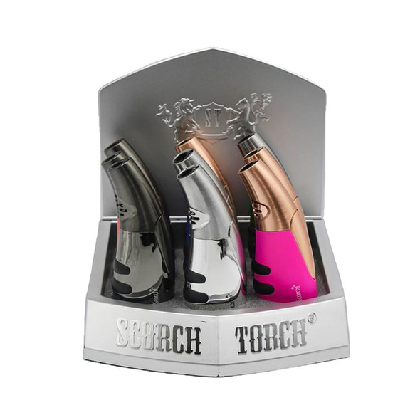 SCORCH TORCH DOUBLE TORCH CIGAR PUNCH DISPLAY OF 12 (61706)
