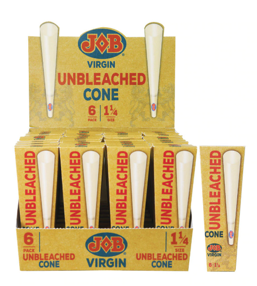 JOB 1 1/4 UNBLEACHED CONE - 32CT