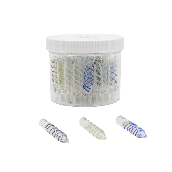 2.5" MINI GLASS CHILLUM JAR OF 50 (JAR-21)