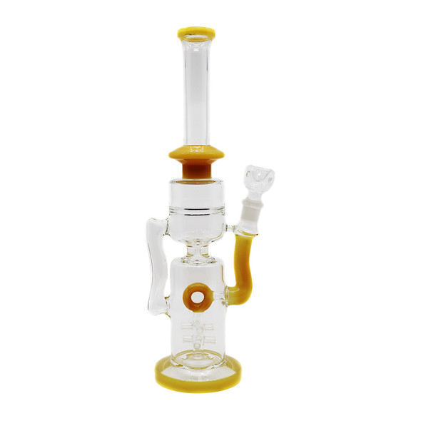 GLASS WATERPIPE 14" (WP-27)