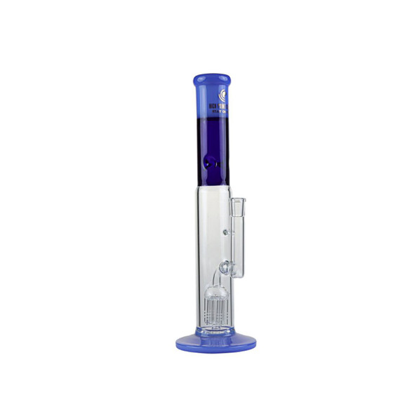 HIGH POINT GLASS 18" COLOR TREE PERC BANGER HANGER WATER PIPE MIXED COLORS (WP-329)