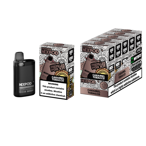 NEXPOD DISPOSABLE KIT 5000 PUFFS 10ML DISPLAY OF 5