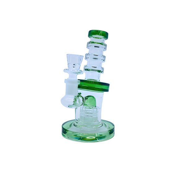 7" MATRIX PERC WATER PIPE MIXED COLORS (WP-338)