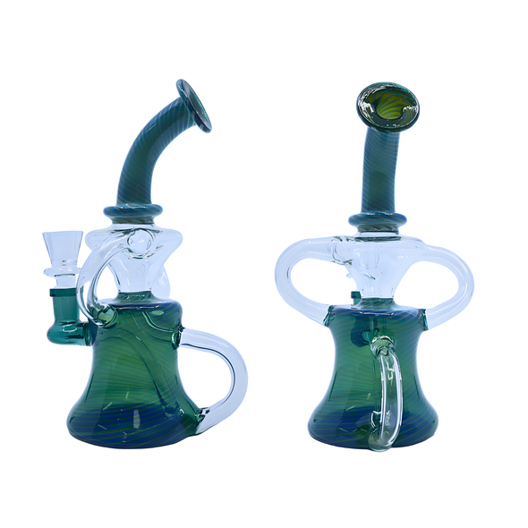 8" RECYCLER WATER PIPE MIXED COLORS (WP-340)