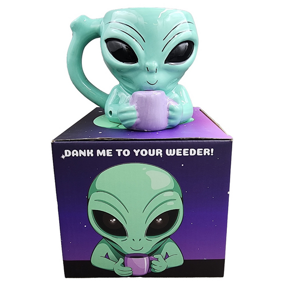 CERAMIC ALIEN MUG (82542)