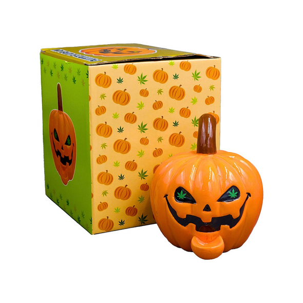 CERAMIC PUMPKIN PIPE (82528)