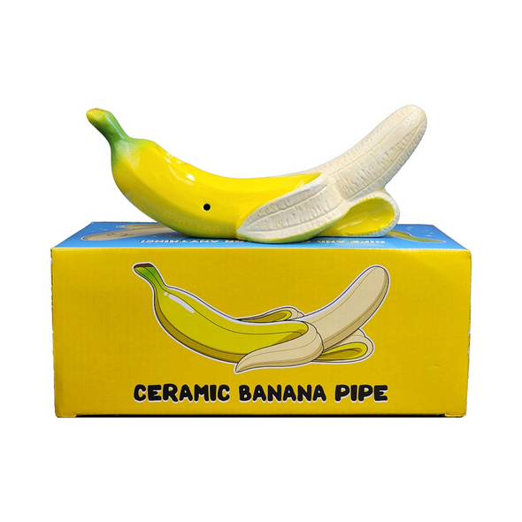 CERAMIC BANANA PIPE (82552)