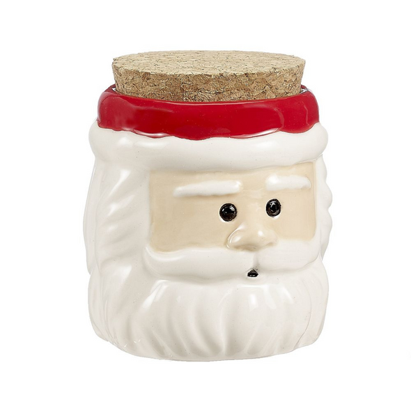 CERAMIC SANTA STACH JAR (88136)