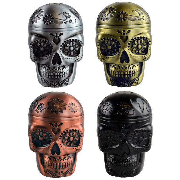 SMOKE ZILLA MOLDED SUGAR SKULL TOOL DISPLAY OF 6 (23183)