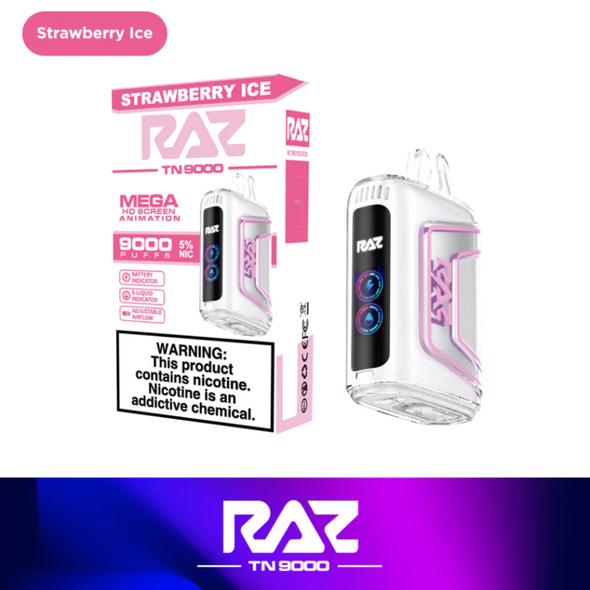 Shop RAZ 9000 Puff Disposable, 12ml E-Liquid at Wisemen Wholesale