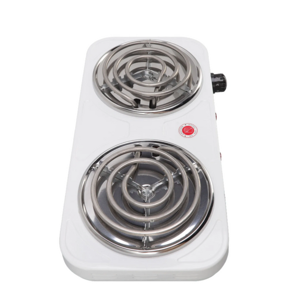 ELECTRIC STOVE 2000W 2 BURNER OVERHEAT PROTECTION
