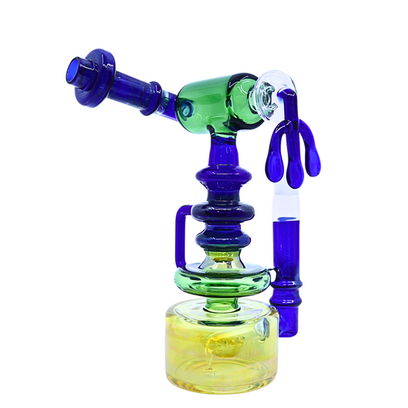 7" PREMIUM GLASS WATER PIPES MIXED COLORS (WP-359)