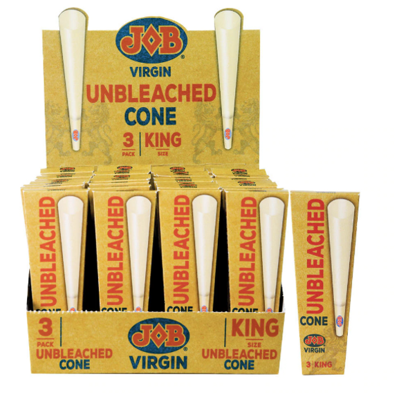 JOB KING UNBLEACHED CONE - 32CT