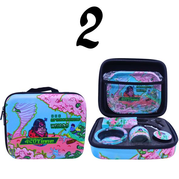 SMOKING KIT OF 7 ASSORTED DESIGNS