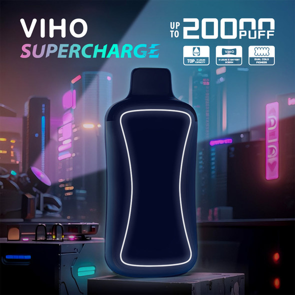 Viho Supercharge 20000 Puff 21ml Disposable Display of 5 | Wisemen Wholesale