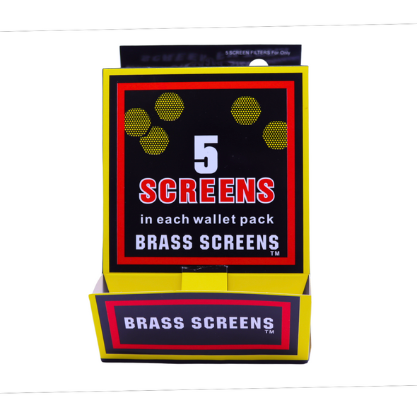 PIPE SCREEN FILTER 5CT DISPLAY OF 100 (GOLD)