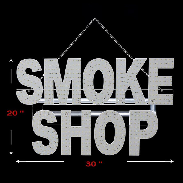 LED SIGN SPARKLING - SMOKE SHOP (20X30")