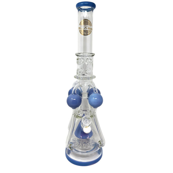 ON POINT GLASS MULTI ARM BALL DESIGN 18" WATER PIPE (WP-82)