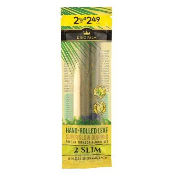 KING PALM - 2 SLIM PRE-ROLL POUCH DISPLAY OF 20