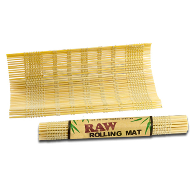 RAW BAMBOO ROLLING MAT DISPLAY OF 24 (RAW-87)