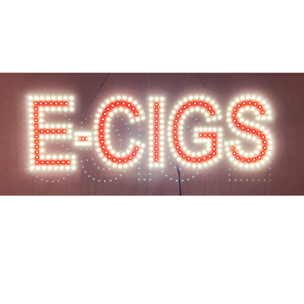 LED SIGN - E CIGS (9X30")