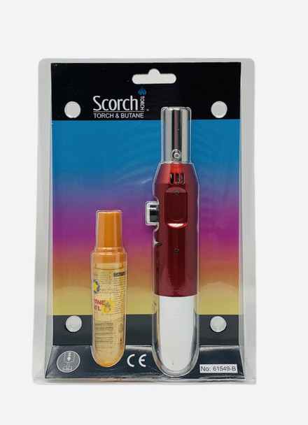 SCORCH TORCH PENCIL TORCH WITH BUTANE MIXED COLORS (61549)