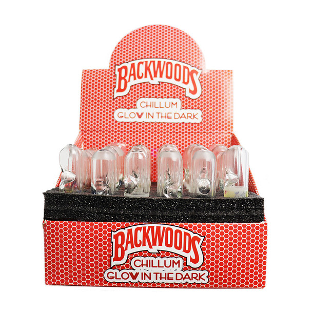 BACKWOODS GLOW IN THE DARK CHILLUM DISPLAY OF 30