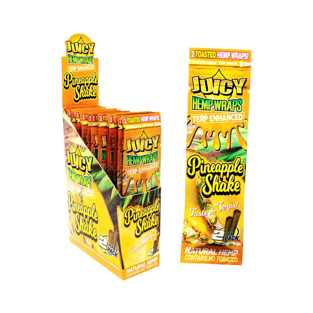 JUICY JAY HEMP WRAPS DISPLAY OF 25 (2PK)