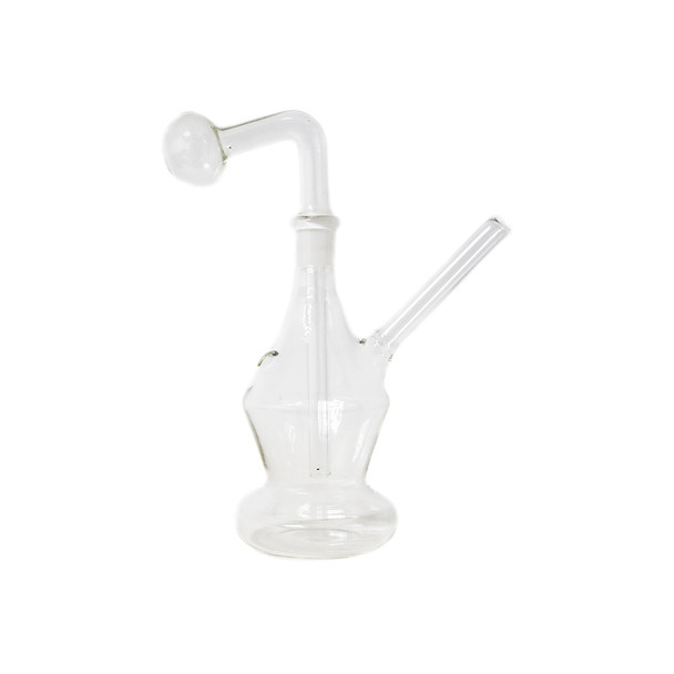 CLEAR GLASS SNOOPER WATERPIPE 6" (WP-272)