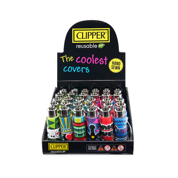 CLIPPER COOLEST COVERS GAMES 1 EDITION LIGHTER DISPLAY OF 30 (CLIPPER-29)