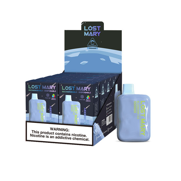 Enjoy the cool and tangy flavor of blue raspberry with a refreshing icy twist in Blue Razz Ice from the LOST MARY SPACE EDITION BY ELF BAR collection, available at wisemenwholesale.com. Immerse yourself in the exhilarating taste of juicy blue raspberries, enhanced by a chilling blast of menthol. Each puff delivers a refreshing and invigorating vaping experience that will leave you feeling energized.