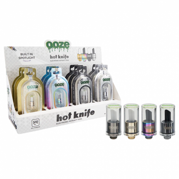 OOZE HOT KNIFE  510 BATTERY ATTACHMENT DISPLAY OF 12