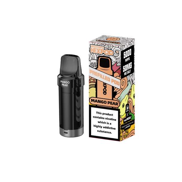 NEXPOD REPLACEMENT POD  5000 PUFFS 10ML DISPLAY OF 10