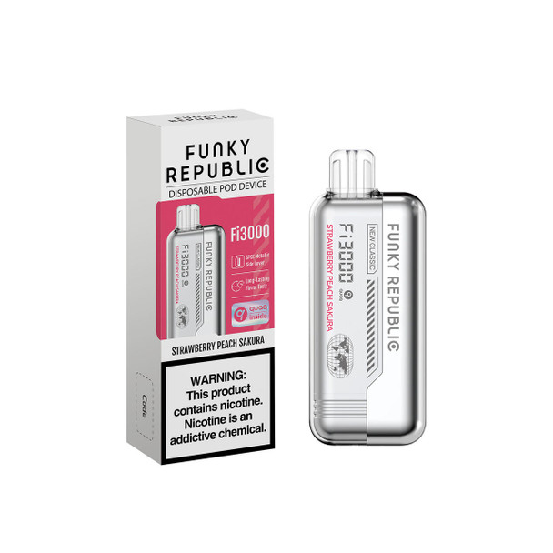 FUNKY REPUBLIC FI3000 DISPOSABLE VAPE 3000 PUFFS DISPLAY OF 10 
wisemenwholesale.com