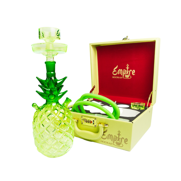 EMPIRE HOOKAH GLASS PINEAPPLE EDITION HOOKAH SET W/CASE