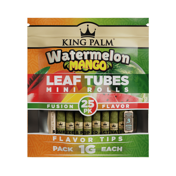 KING PALM - MINI FLAVORED LEAF TUBES (25-PACK)