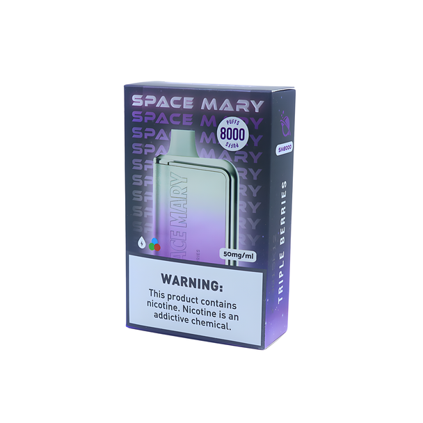 SPACE MARY SM8000 PUFF 18ML DISPOSABLE DISPLAY OF 10