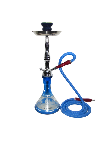 ZEBRA CLOUD 19" HOOKAH ONE HOSE  ASSORTED COLORS