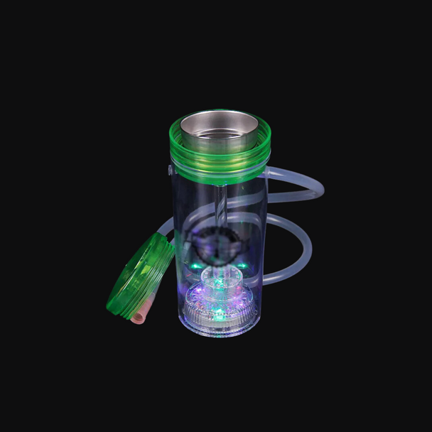 ZEBRA CUP LED HOOKAH 9" ASSORTED COLORS