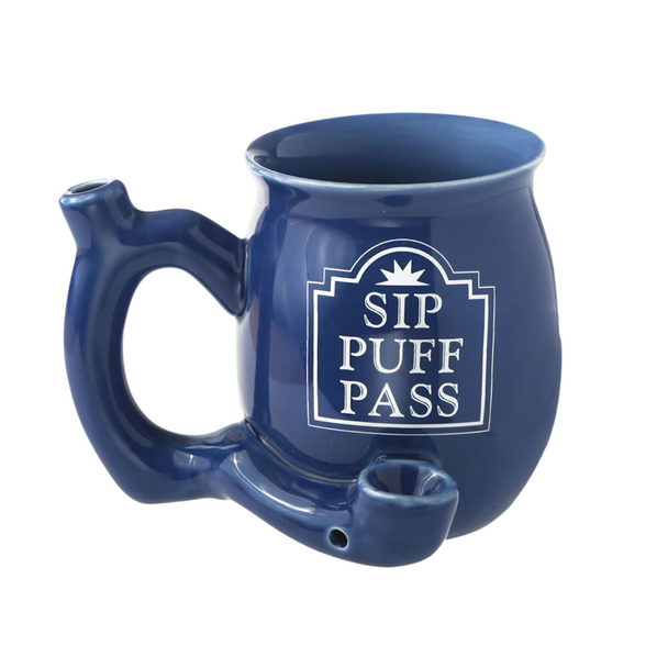 BLUE SIP, PUFF, PASS MUG 11OZ (82387)