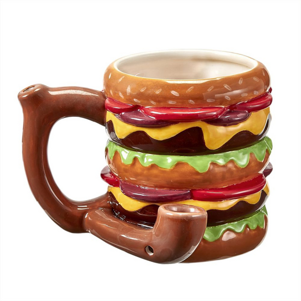 MUNCHIE TIME BURGER PIPE MUG (82408)