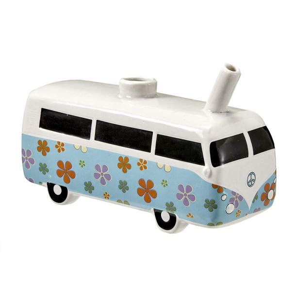 CERAMIC VINTAGE BUS NOVELTY PIPE (82406)