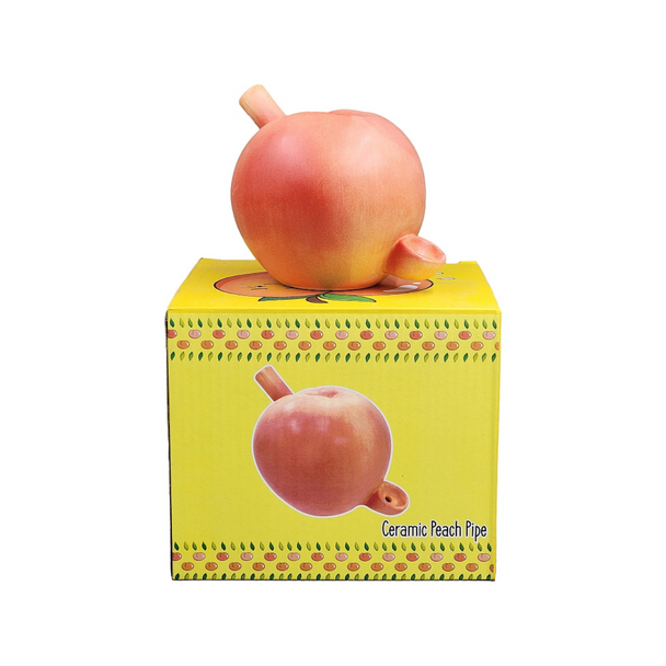 CERAMIC PEACH PIPE (82526)