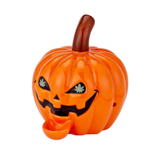 CERAMIC PUMPKIN PIPE (82528)